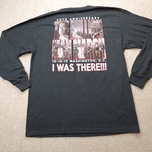 The Million Man March XL Black Double Sided Long Sleeve 2015